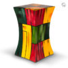 Glasfiber urn multicolor