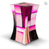 Glasfiber urn roze