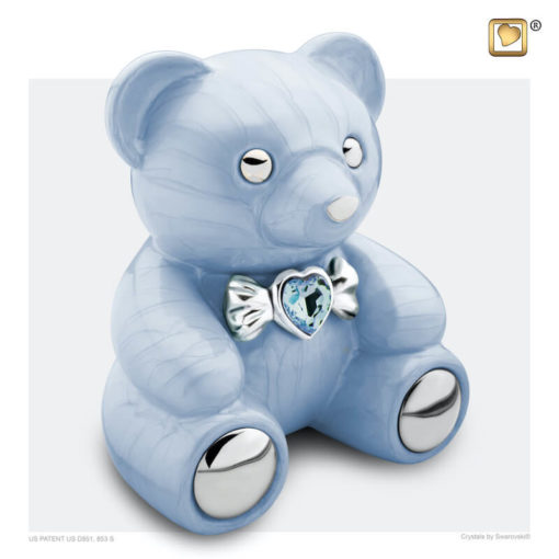 Kinder urn beer blauw C1011