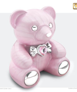 Kinder urn beer roze C1010
