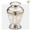 Premium Urn zilver met gouden decoratie A250