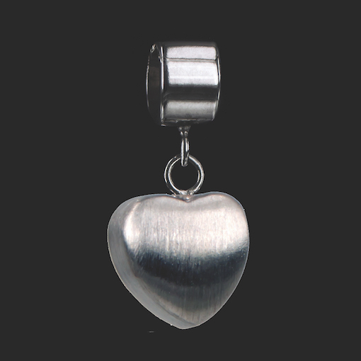 eiland Meisje Selectiekader Zilveren pandora kraal met hartvormige bedel en schroefdopje -  Herdenkingswinkel