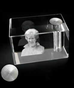 Glazen urn/asbestemming (rechthoek)