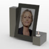 RVS urn Photo Candle