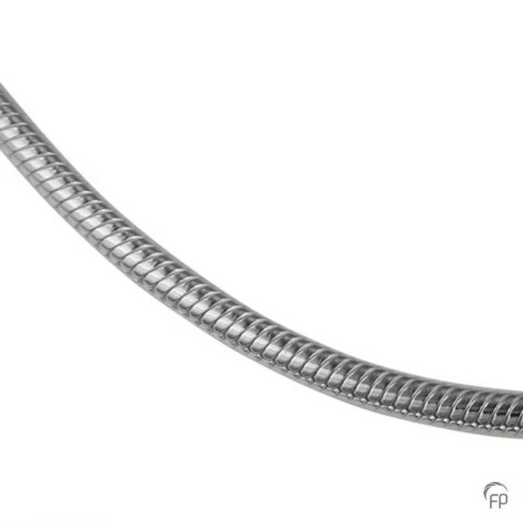 slangen collier 3 mm dik - Herdenkingswinkel