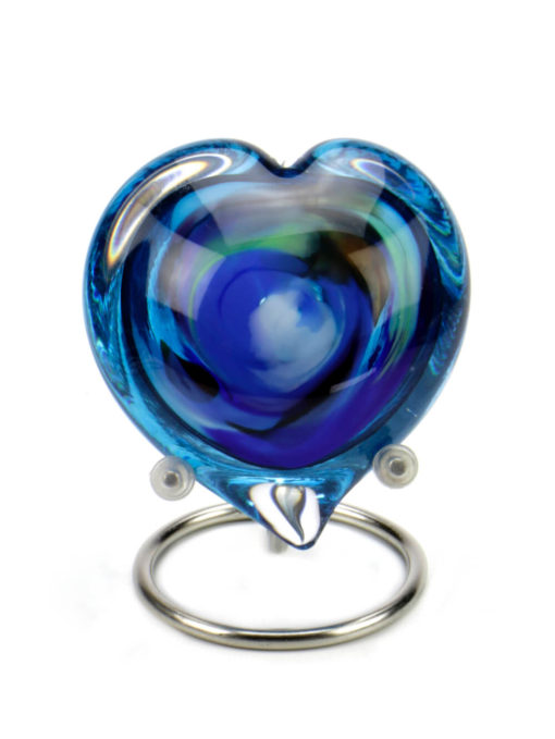 Pebble hart blauw