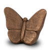 Keramische urn vlinder brons
