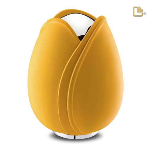 Tulp urn geel