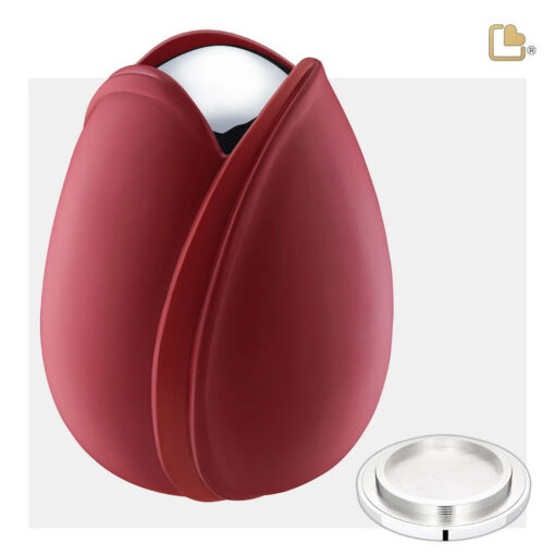 Tulp urn rood zelf vullen